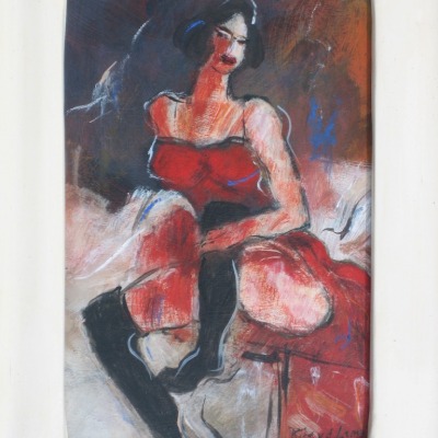 Red vamp, 45x27