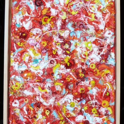 Red sprinkles, 40x30