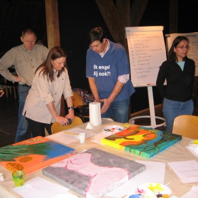 Schilderworkshop voor bedrijven